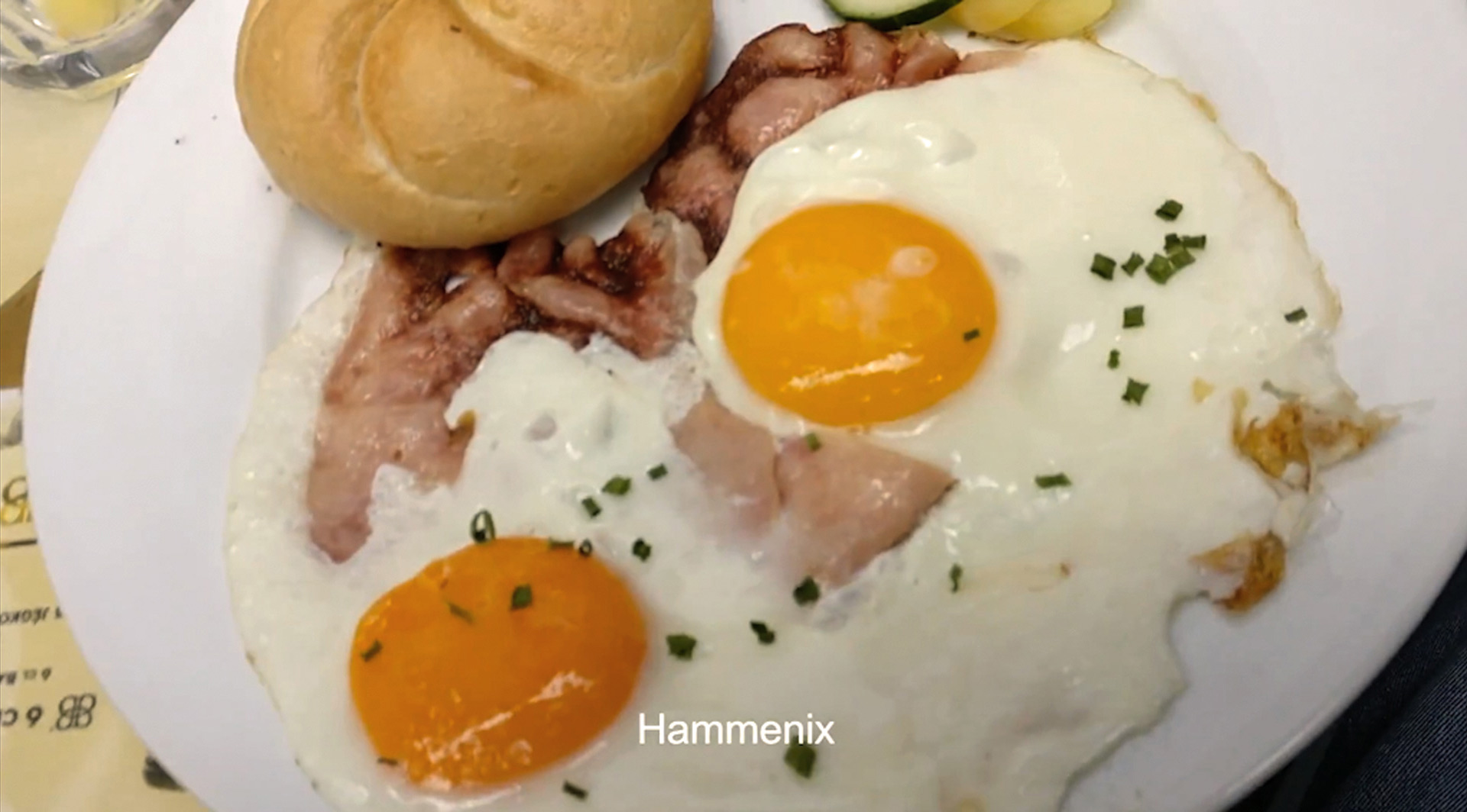 Hammenix as breakfast